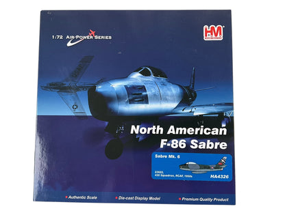 1/72 Hobbymaster (HA4326) North American F86E Sabre (Canadair CL13 Mk.6) [234622] 430 "Silver Falcon" Sqdn R.C.A.F. 1950's (Limited Edition)