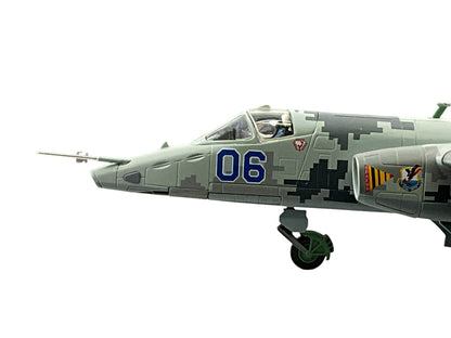 1/72 Hobbymaster (HA6102) Sukhoi SU25M1 Frogfoot (Blue 06) "Winter Digital Camoflage"  Nikolaev 2014, 299 Aviation Brigade, Ukraine Air Force