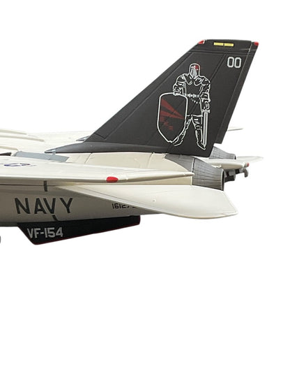 1/48 Armour/Franklin Mint (98069) Grumman F14A Tomcat (100) USS Kittyhawk VF154 "Black Knights"U.S.Navy (Limited Edition)