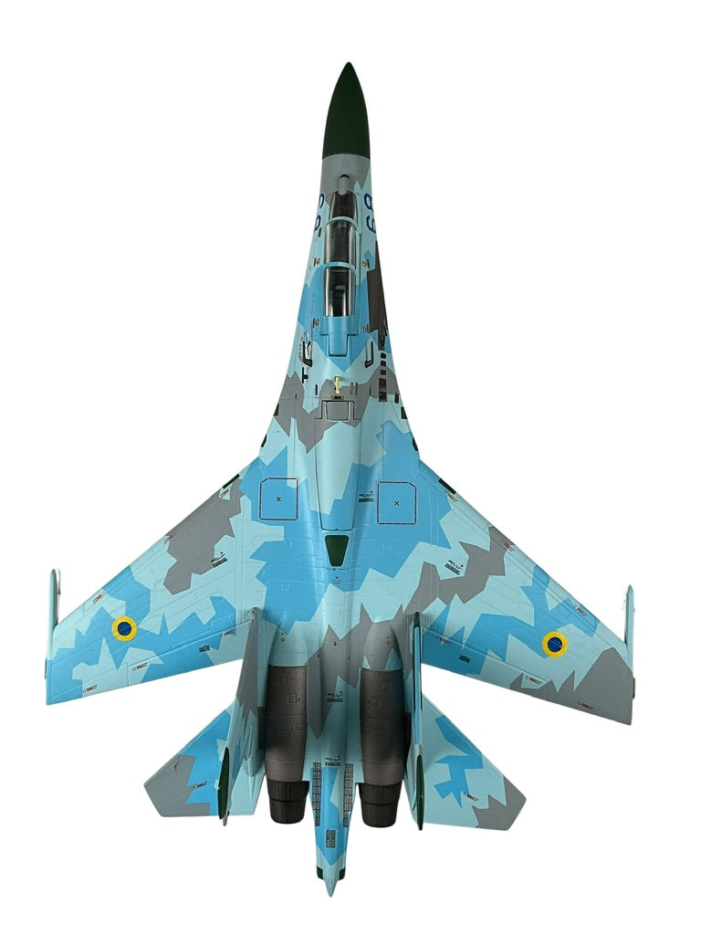 1/72 JC Wings (JCW-72-SU27-009) Sukhoi Su27UB Flanker-C (Blue 68) "Sky Blue Splinter Pattern Camo" 831 IRP, Ukraine Air Force (Limited Edition #270 of 600)