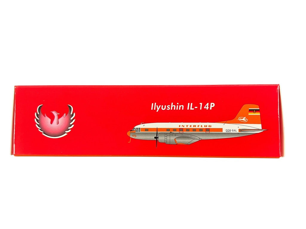1/200 Phoenix (20182) Ilyushin IL-14P (DDR-SAL) Interflug (Limited Edition) 2025 Release