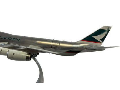 1/200 JC Wings (SA2003C) Boeing B747-400F (B-HUP)  Cathay Pacific Cargo Interactive Polished Aluminum Livery (Limited Edition)