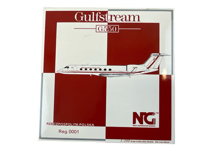 1/200 NG Models (NG75020) Gulfstream G550 (0001) Republic of Poland (Rzeczpospolita Polska) Polish Air Force  (Limited Edition0