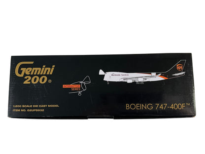 1/200 Gemini200 (G2UPS932) Boeing B747-400F (N580UP) "Interactive Series" Worldwide Services UPS (Limited Edition) 2021 Release