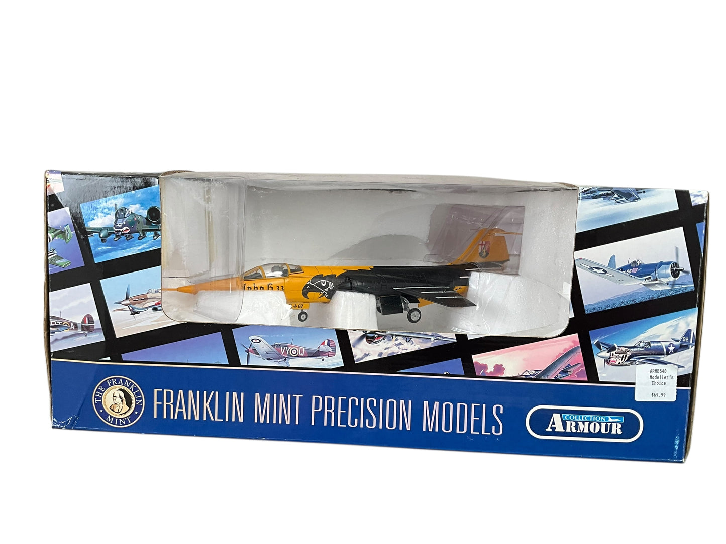 1/48 Franklin Mint/Armour (B11B548 / 98306) Lockheed (Messerschmitt) F104G Starfighter (21+67) Buchel AB 1985, JBG33 Deutsche Bundes Luftwaffe (Limited Edition)