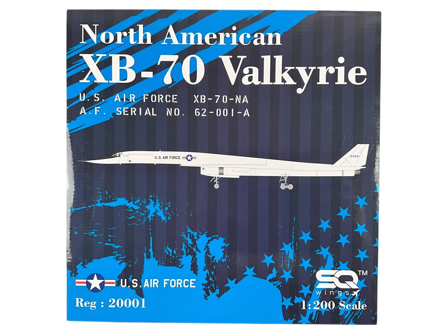 1/200 SQ Wings (L2081) North American XB70 Valkyrie (20001) U.S.Air Force (Limited Edition)