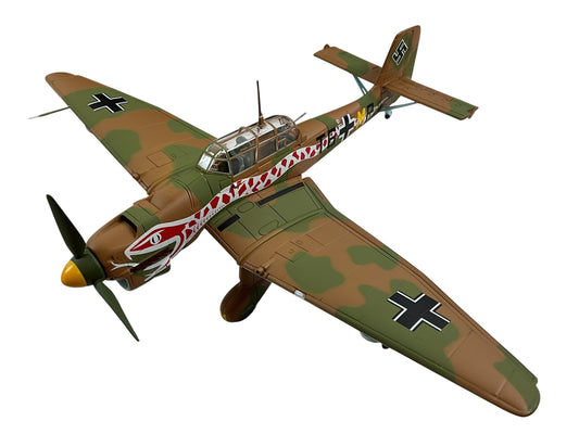 1/48 Armour/Franklin Mint (98133) Junkers JU87 Stuka B2 (T6+MP) Tan & Green Camo w/Desert Snake Livery 6./STG2 Reichs Luftwaffe (Limited Edition)
