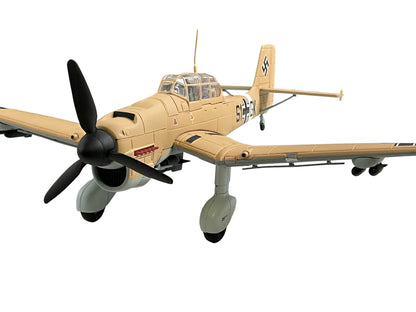 1/48 Armour/Franklin Mint (ART.98096/B11B262) Junkers JU87B Stuka (S1+GK) Tan Desert Camo WWII Deutsche Reich Luftwaffe (Limited Edition)
