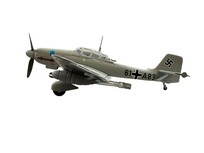 1/48 Armour/Franklin Mint (ART.98056//B11B261) Junkers JU87D Stuka (61+A83) Sea Grey Camo "Torpedo Flieger" WWII Deutsch's Reich Luftwaffe (Limited Edition)