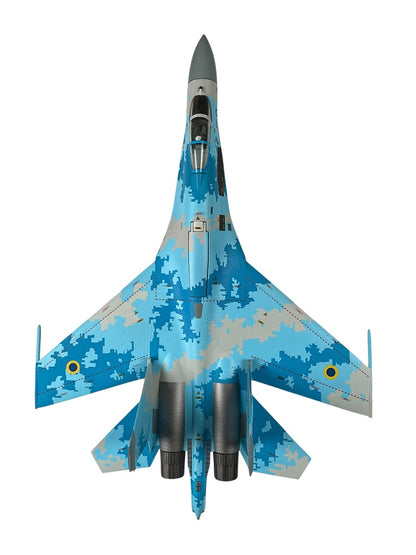 1/72 JC Wings (JCW-72-SU27-003) Sukhoi SU27 Flanker (Blue 58) "Sky Blue Digital Pattern Camo" Myrhorod Air Base, Poltava Oblast, 831st Tactical Aviation Brigade, Ukraine Air Force (Limited Edition #467 of Only 600)