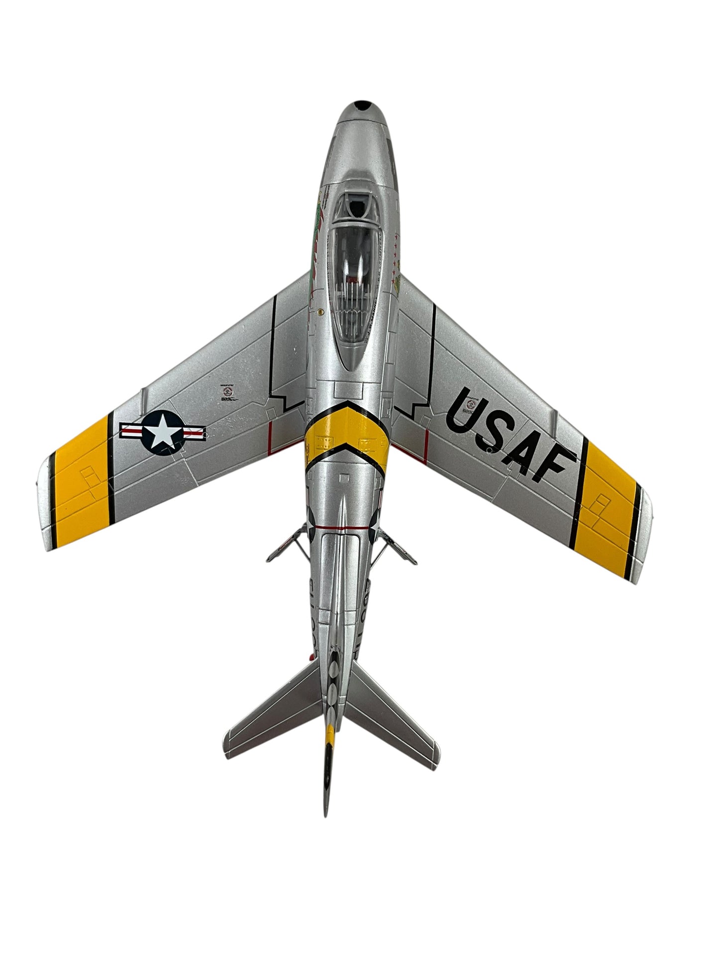 1/72 HobbyMaster (HA4301) North American F86F Sabre (FU897 c/n 12897) "The Huff" flown by Lt. Jim Thompson (2 Kills) 1953 Suwon AB, South Korea, 39th FS, 51st FW,  U.S.A.F. (Limited Edition of 2000)