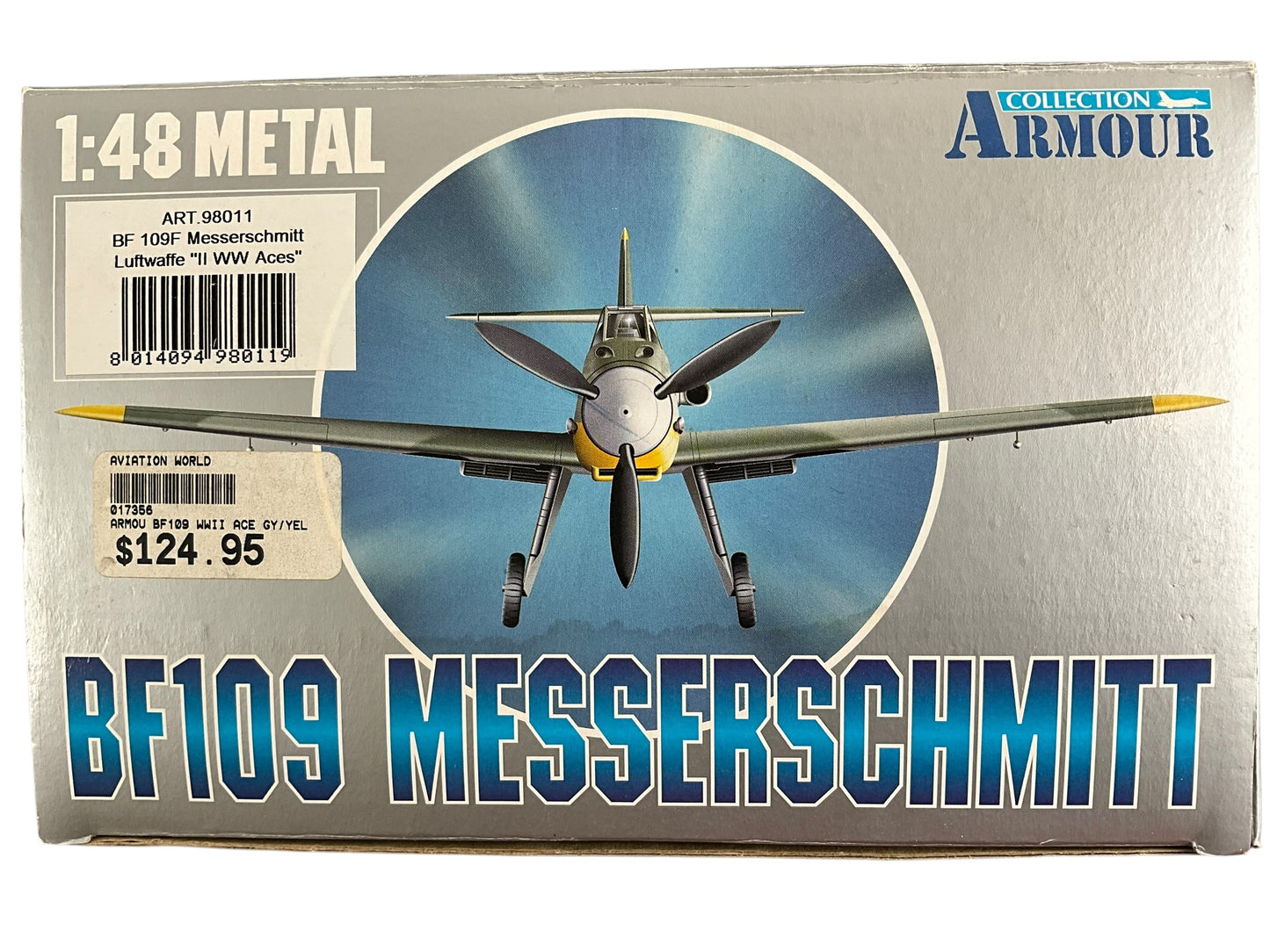 1/48 Armour (ART.98011) Messerschmitt Bf109F-2 flown by Major Werner Mölders Jagdgeschwader 51 (JG51) "Battle of Britain" WWII Reichs Luftwaffe (Limited Edition)