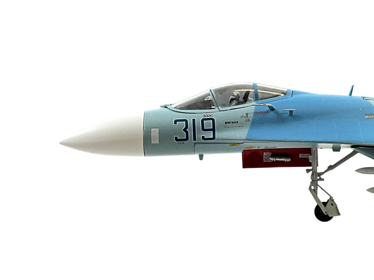 1/72 (Witty Wings) Sky Guardians (WWT-72-014-004) Sukhoi SU27 Flanker-B (Blue 319) 3-Tone Blue Camo, Soviet Air Force (Limited Edition)