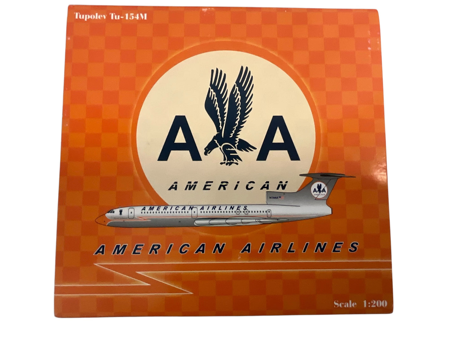1/200 JC Wings (XX2736) Tupolev TU154M (N154AA) "A Fantasy Russian Airliner In American Flagship Livery" American Airlines (Limited Edition) 2018 Release
