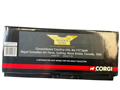 1/72 Corgi (AA36107) Consolidated (Catalina PBY-5A) Canso IVA (JX580) No. 117 Sqdn R.C.A.F. Sydney, Nova Scotia, 1942 Limited Edition #0820 of Only 1000)