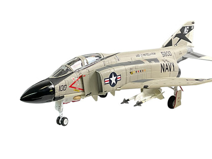 1/48 Armour/Franklin Mint (B11B553/98233) McDonnell Douglas F4J  Phantom II (155800 / 100) "Showtime100" flown by Lt.Cunningham & Lt.Driscoll "U.S.S.Constellation" VF96 "Fighting Falcons" U.S.Navy, 1972 Vietnam War(Limited Edition)