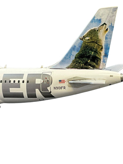 1/200 Genini200 (G2FFT054) Airbus A319 (N901FR) "CargoDawg" Howling Wolf Tail Frontier Airlines (Limited Edition) 2008 Release