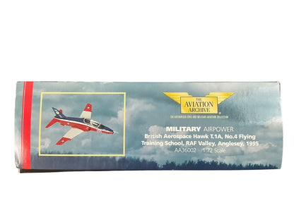 1/72 Corgi (AA36002) British Aerospace Hawk T1A Valley, Anglesey No.4 Flying Training School, R.A.F. 1995 (Limited Edition) #2876 of Only 2950)_