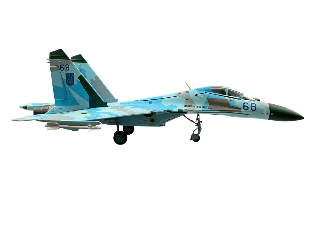 1/72 JC Wings (JCW-72-SU27-009) Sukhoi Su27UB Flanker-C (Blue 68) "Sky Blue Splinter Pattern Camo" 831 IRP, Ukraine Air Force (Limited Edition #270 of 600)