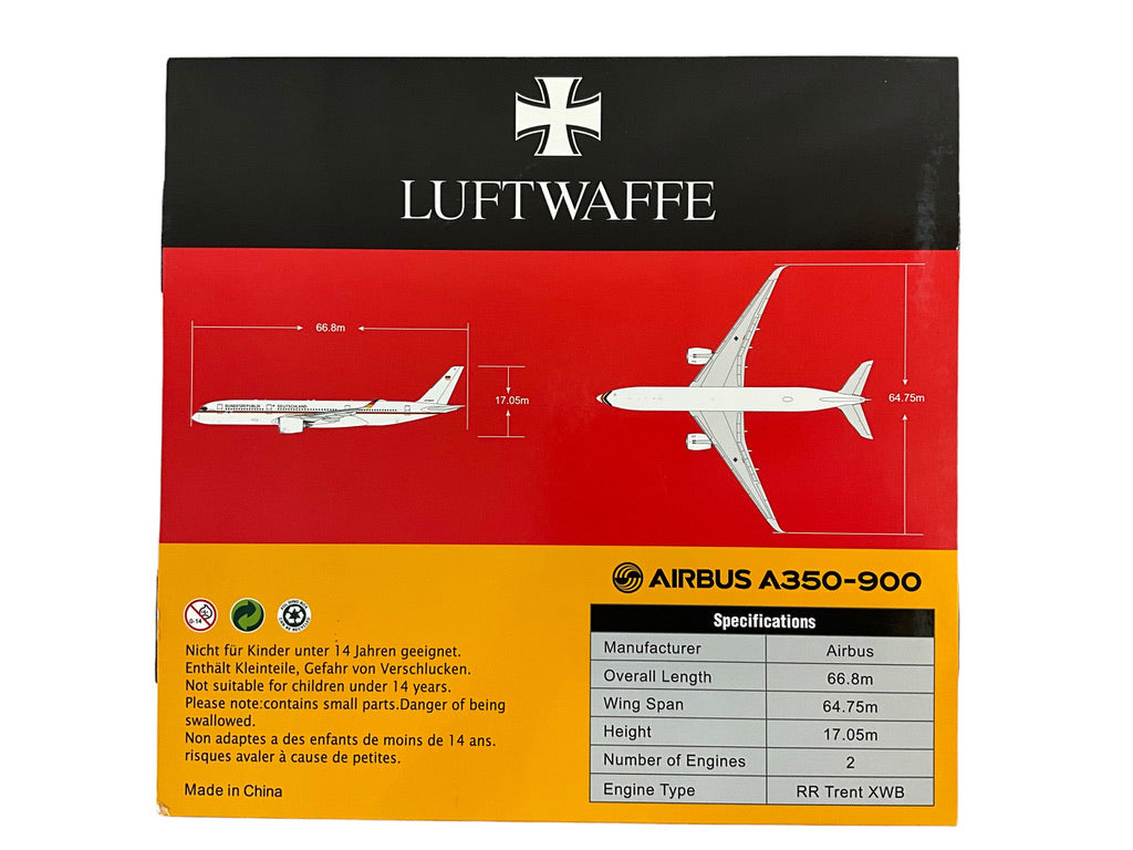 1/200 JC-Wings (JC20023) Airbus A350-900 (10-01) Deutche Bundes Luftwaffe (Limited Edition)