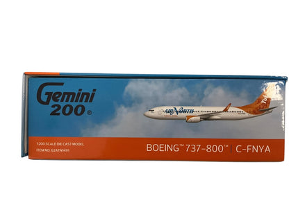1/200 Gemimi200 (G2ANT1491) Boeing B737-800 (C-FNYA) Air North Livery with "Yukon" MooseHead Tail, Air North (Limited Edition) 2026 Release