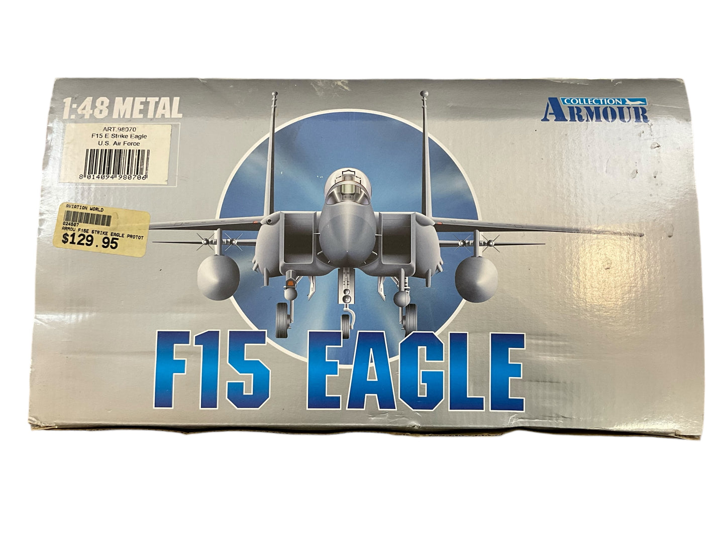 1/48 Armour/Franklin Mint (98070) McDonnell Douglas F15E Strike Eagle European camo Livery - Prototype Strike Eagle - U.S.A.F. (Limited Edition)