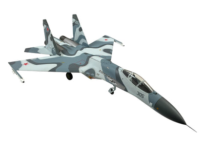 1/72 (Witty Wings) Sky Guardians (WTW-72-014-014) Sukhoi SU27SKM  Flanker-B (Blue 305) 3-Tone Grey Camo, Zhukovskiy AB 2003, Russia Air Force (Limited Edition #183 of Only 1000) 2011 Release