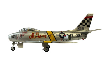 1/72 HobbyMaster (HA4312) North American F86F Sabre (52-4584) "Mig Mad Marine" of Major John Glenn (3rd Mercury Astronaut) 25th FS Suwon AB Korea 1953 U.S.A.F. (Limited Edition of Only 600)