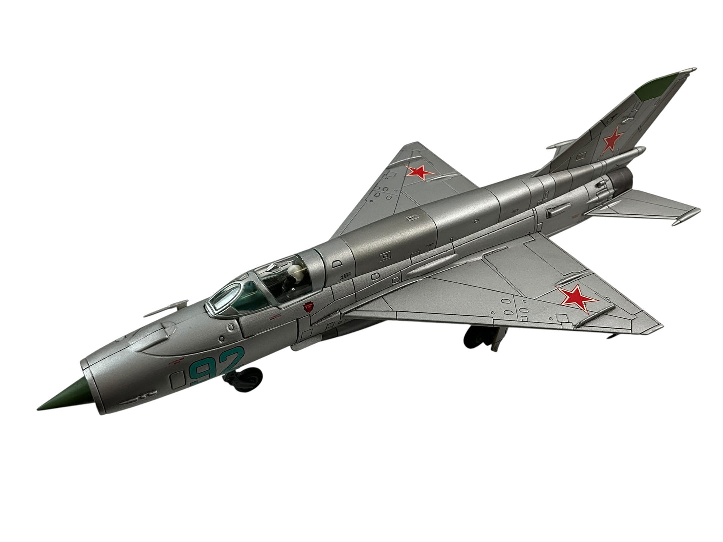 1/72 HobbyMaster (HA0125) Mikoyan MiG21SMT Fishbed (Blue 92) "Hump Back" Soviet Air Force (Limited Edition of Only 2000)