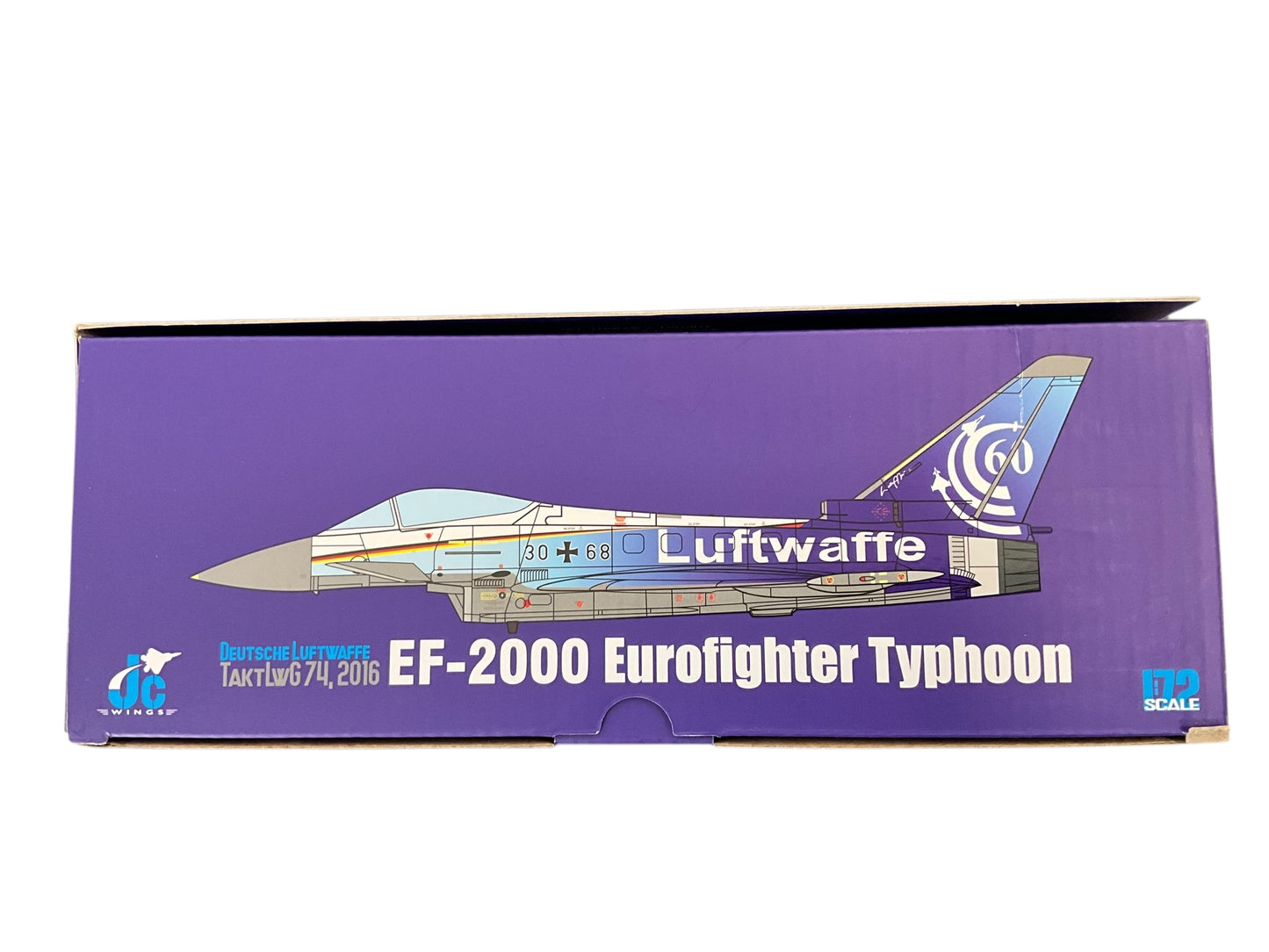 1/72 JC Wings (JCW-72-2000-007) Airbus Eurofighter EF2000 Typhoon (30+68) "60 Jahre Deutsche Luftwaffe" TaktLG74 2016 Deutsche Bundes Luftwaffe (Limited Edition #70 of 600)