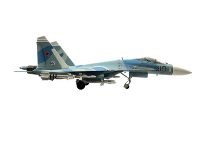1/72 (Witty Wings) Sky Guardians (WWT-72-014-004) Sukhoi SU27 Flanker-B (Blue 319) 3-Tone Blue Camo, Soviet Air Force (Limited Edition)