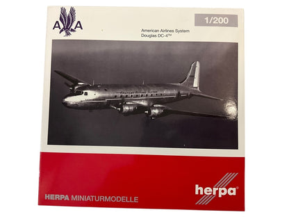 1/200 Herpa (570862) Douglas DC4 (NC90423) "Flagship Washington" American Airlines System (Limited Edition)