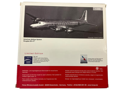 1/200 Herpa (570862) Douglas DC4 (NC90423) "Flagship Washington" American Airlines System (Limited Edition)