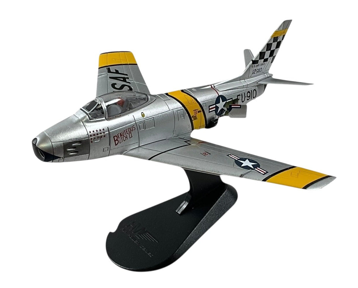 1/72 HobbyMaster (HA4306) North American F86F Sabre (c/n 51-2910) "Beauteous Butch II" flown by Joseph C. McConnell Jr. {TOP ACE with 16 Kills) Suwon AB, South Korea 1953, 39th FS, 51st FW, U.S.A.F. (Limited Edition of 1000)