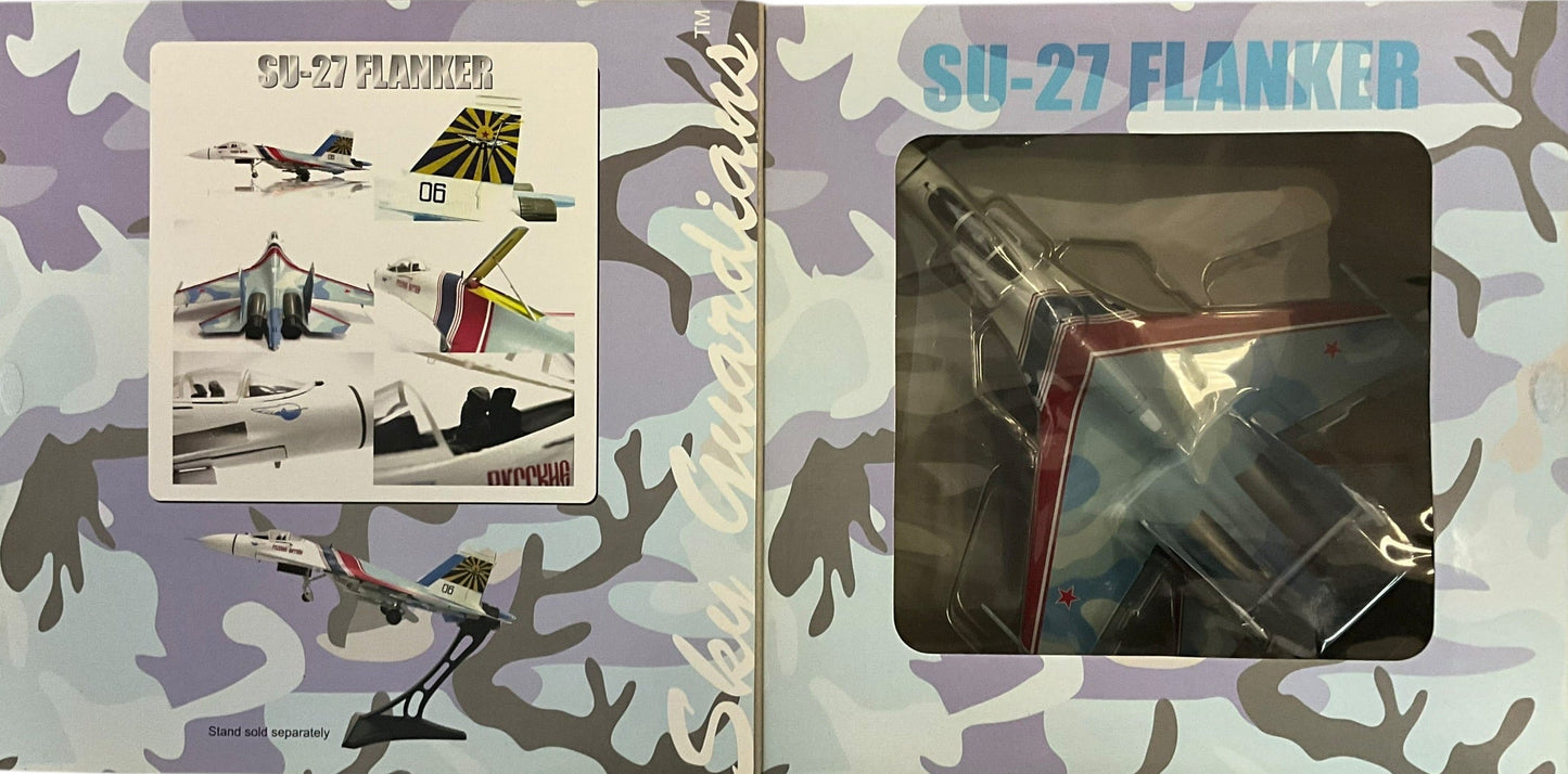 1/72 (Witty Wings) Sky Guardians (WTW-72-014-009) Sukhoi SU27 Flanker-B (Blue 06) "Russian Knights Display Team" Russian Air Force (Limited Edition) 2009 Release