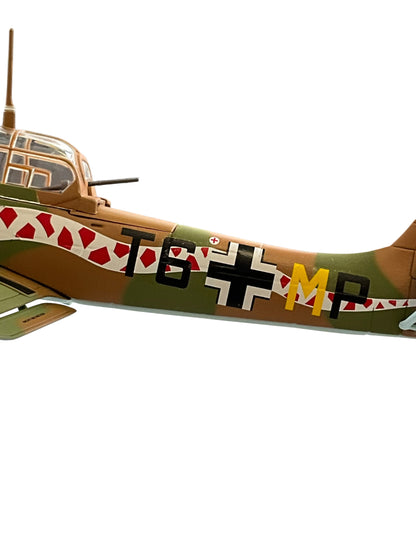 1/48 Armour/Franklin Mint (98133) Junkers JU87 Stuka B2 (T6+MP) Tan & Green Camo w/Desert Snake Livery 6./STG2 Reichs Luftwaffe (Limited Edition)