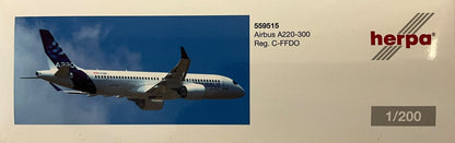 1/200 Herpa (559515) Airbus A220-300 (C-FFDO) "Airbus House Livery" Airbus (Limited Edition)