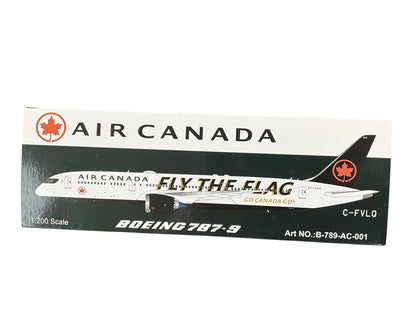 1/200 (Inflight200) B-Models (B-789-AC-001) Boeing B787-9 DreamLiner (C-FVLQ) "FLY THE FLAG" 6th ACA Livery, Air Canada (Limited Edition)