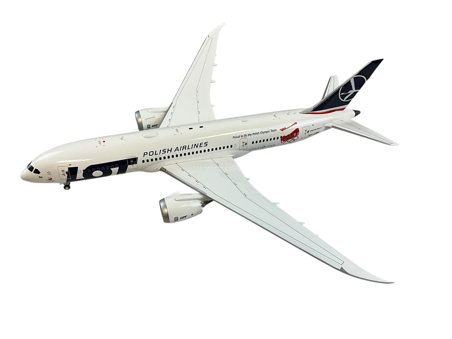 1/200 JC-WIings (JC2LOT2081) Boeing B787-8 (SP-LRH) Dreamliner (SP-LRH) * Proud To Fly the Polish Olympic Team * LOT Polish Airlines 2018 (Limited Edition)