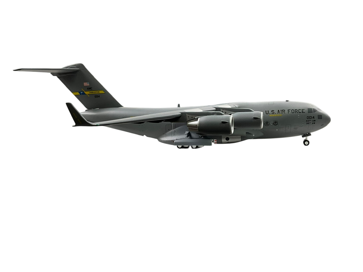 1/200 Gemini200 (G2AFO635) Boeing C17 Globemaster III (0014) "Spirit of the Pelicans" Charleston 437th AW & 315th AW U.S.A.F. (Limited Edition) 2017 Release