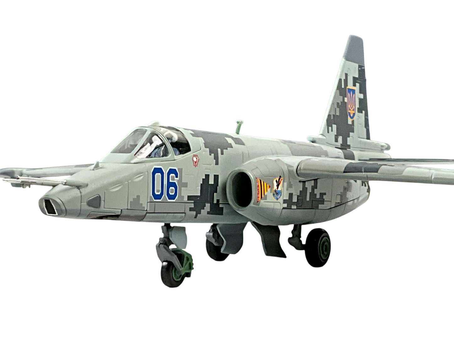 1/72 Hobbymaster (HA6102) Sukhoi SU25M1 Frogfoot (Blue 06) "Winter Digital Camoflage"  Nikolaev 2014, 299 Aviation Brigade, Ukraine Air Force
