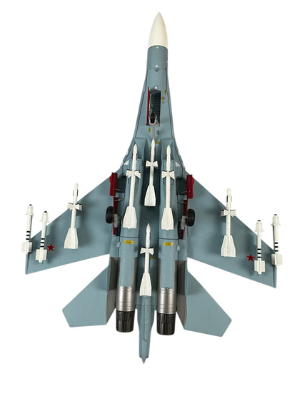 1/72 (Witty Wings) Sky Guardians (WTW-72-014-007) Sukhoi SU27 Flanker-B (Blue 38) "Evil Eye" 3-Tone Blue Splinter Pattern Camo, Russian Air Force (Limited Edition)