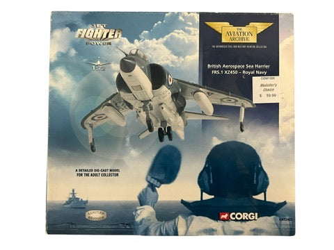 1/72 Corgi (AA32402) British Aerospace Sea Harrier FRS.1 (XZ450) "Shot-Down in Falklands May 4th, 1982" No. 800 Sqdn, Royal Navy (Limited Edition) 2011 Purchase .