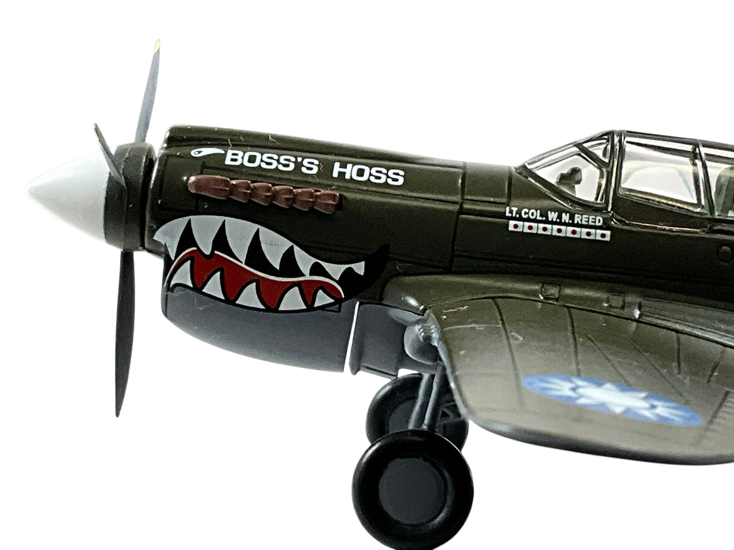 1/72 IXO Models (PIXJ00021) Curtiss P40N Warhawk (660 / P-11461) "Boss's Hoss" flown by Lt.Col. W.N.Reed (Ace w/7 Jap Kills) with "Flying Tigers" A.V.G. Nationalist Chinese Air Force (Limited Edition)