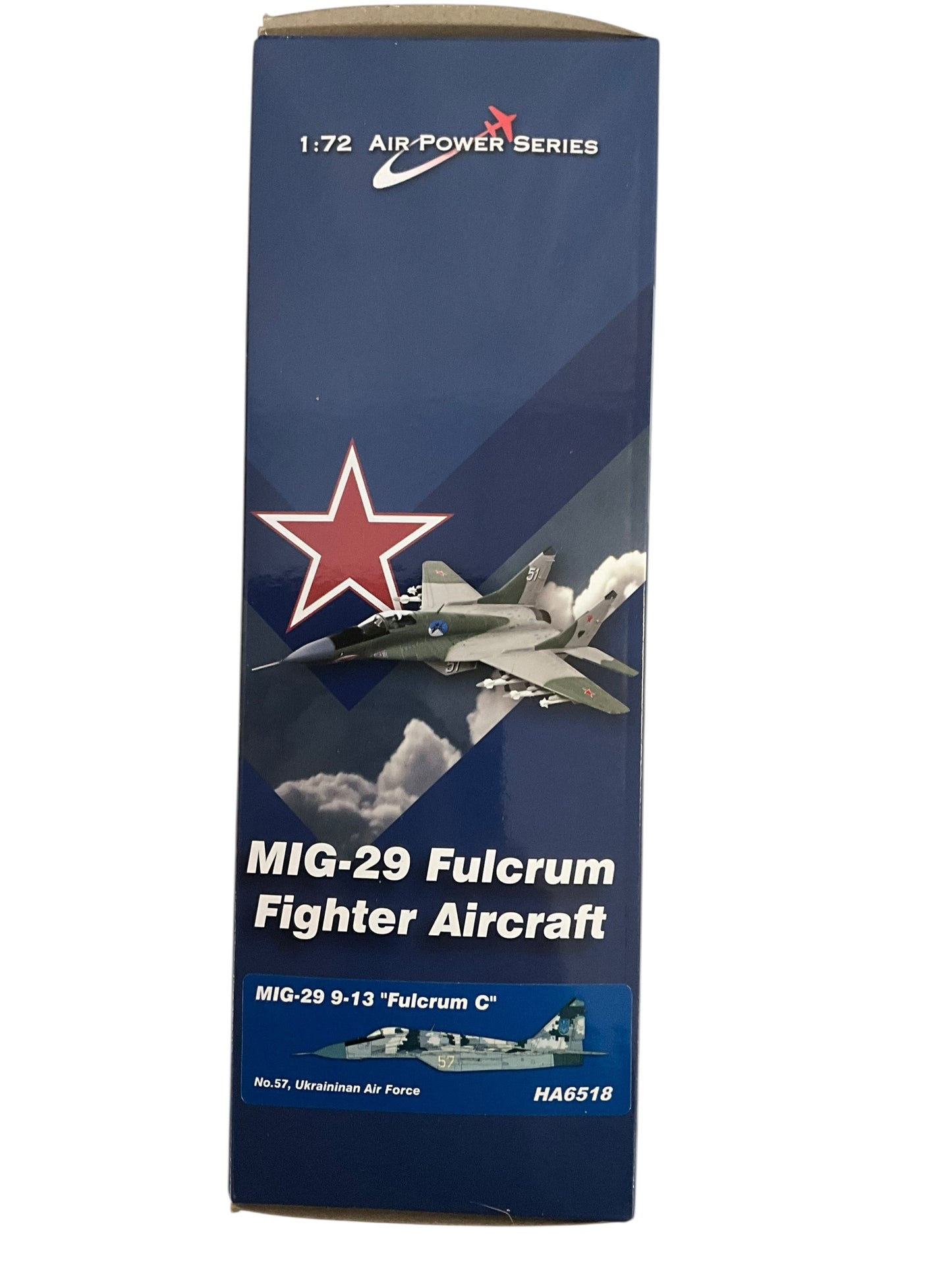 1/72 Hobbymaster (HA6518) Mikoyan MiG29 (9-13) Fulcrum-C (No.57) Winter Digital Camoflage Ukraine Air Force (Limited Edition)