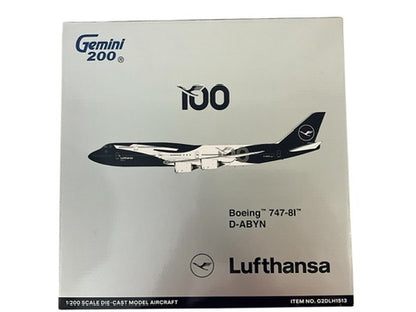 1/200 Gemini200 (G2DLH1513) Boeing B747-8I (D-ABYN) "Nedersachsen" 100 Year Anniversary Livery, Lufthansa (Limited Edition) 2026 Release