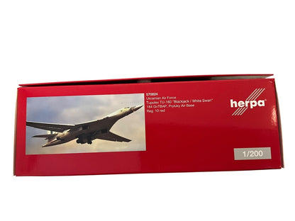 1/200 Herpa (570824) Tupolev Tu160 Blackjack (Red 10) Prylukt AB, 184 GvTBAP Ukraine Air Force (Limited Edition)