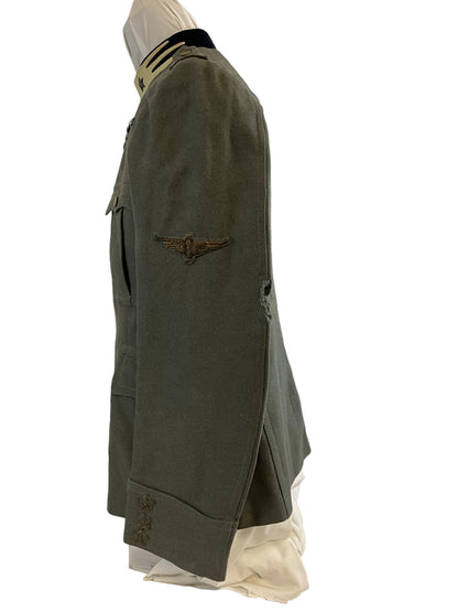 WW1 Italian Italy Army Air Force Field Grey Officers Tunic Jacket Uniform with Observers Wing