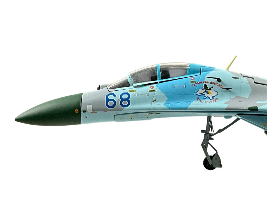 1/72 JC Wings (JCW-72-SU27-009) Sukhoi Su27UB Flanker-C (Blue 68) "Sky Blue Splinter Pattern Camo" 831 IRP, Ukraine Air Force (Limited Edition #270 of 600)