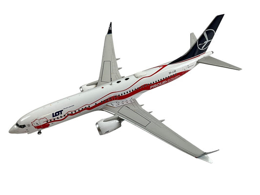 1/200 INFLIGHT200 (IF737MAXLOT02) BOEING B737MAX8 (SP-LVD) LOT POLISH AIRLINES "PROUD of POLAND'S INDEPENDENCE" Livery 2018 (LIMITED EDITION) 2024 Release